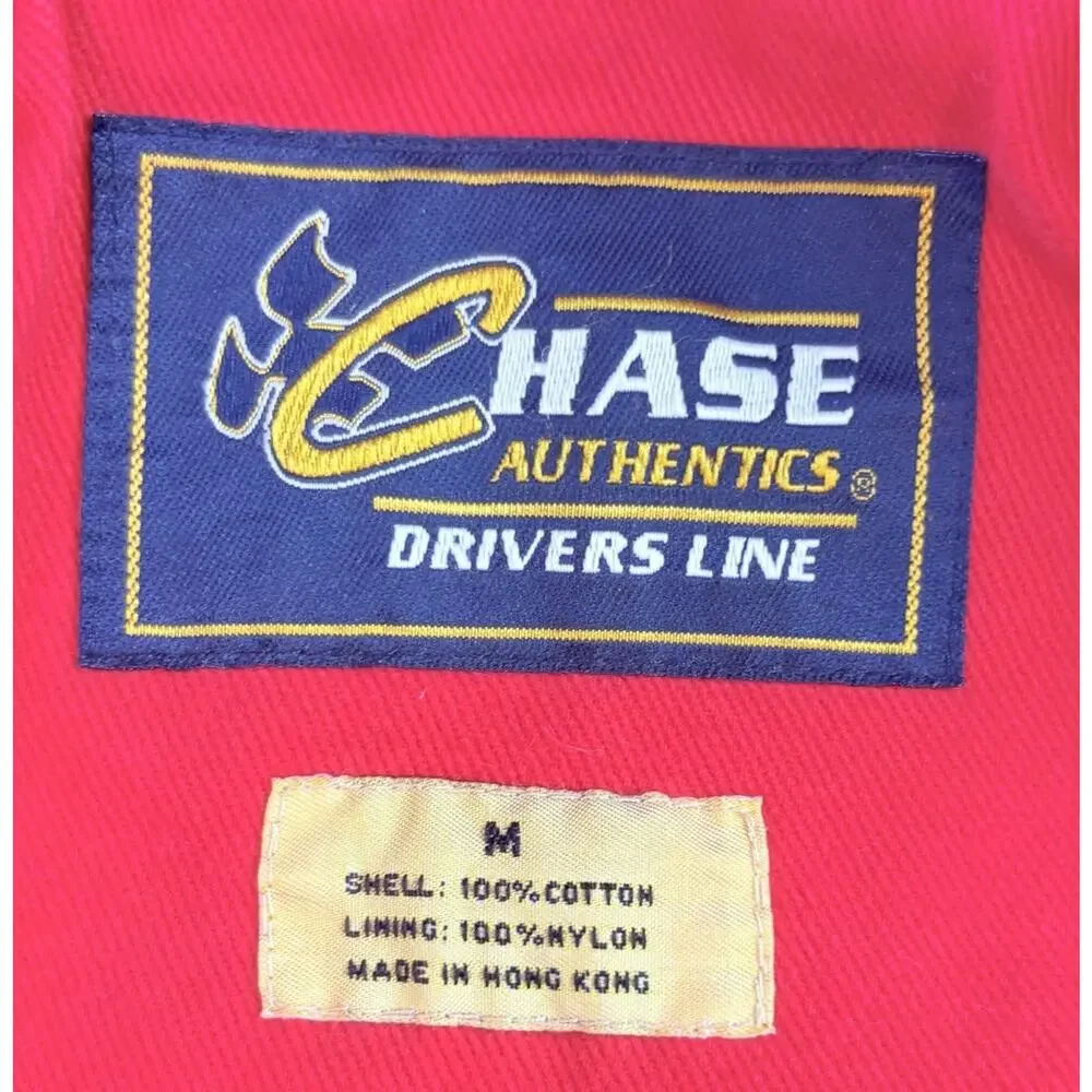 NASCAR Vintage Chase Authentics Dupont Faded Jeff Gordon Flames Jacket Size M - Picture 7 of 11
